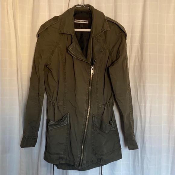 Dynamite spring jacket, pleather accents - Picture 2 of 6